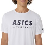 ASICS MEN COURT GPX TEE 2041A259-100 Λευκό Εικόνα 2