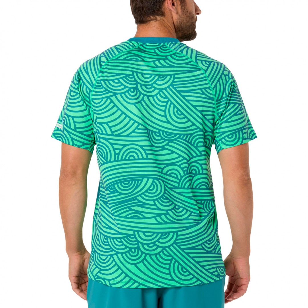 ASICS PADEL COURT AOP SS TOP 2041A385-300 Green