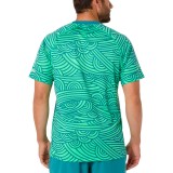 ASICS PADEL COURT AOP SS TOP 2041A385-300 Green Image 0