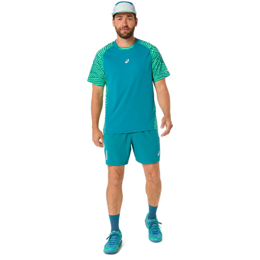 ASICS PADEL COURT AOP SS TOP 2041A385-300 Green