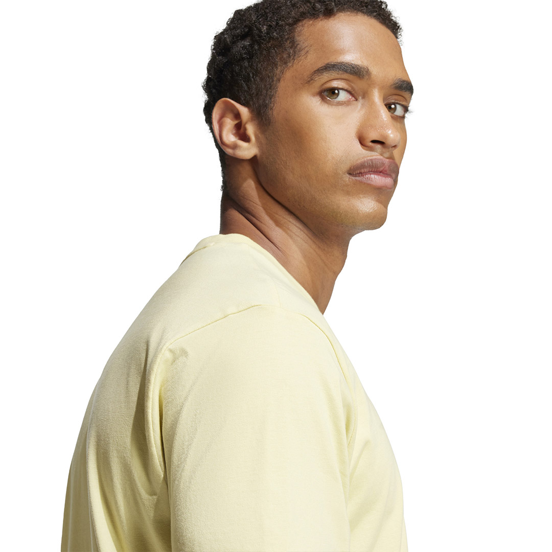 adidas sportswear M LIN SJ T JE9003 Κίτρινο