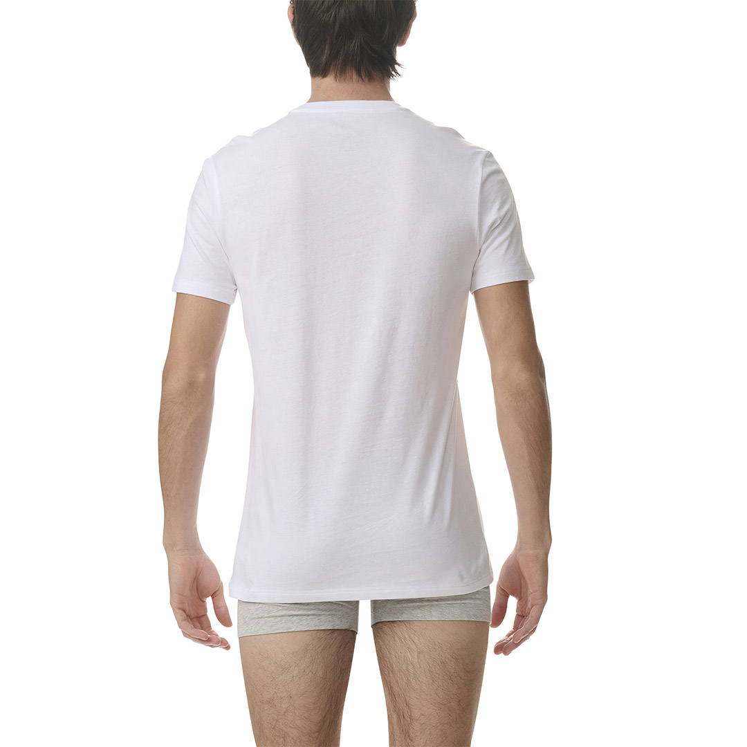 adidas ACTIVE CORE COTTON SHIRTS CREW NECK T-SHIRT 3PK 4AM011-100 Λευκό