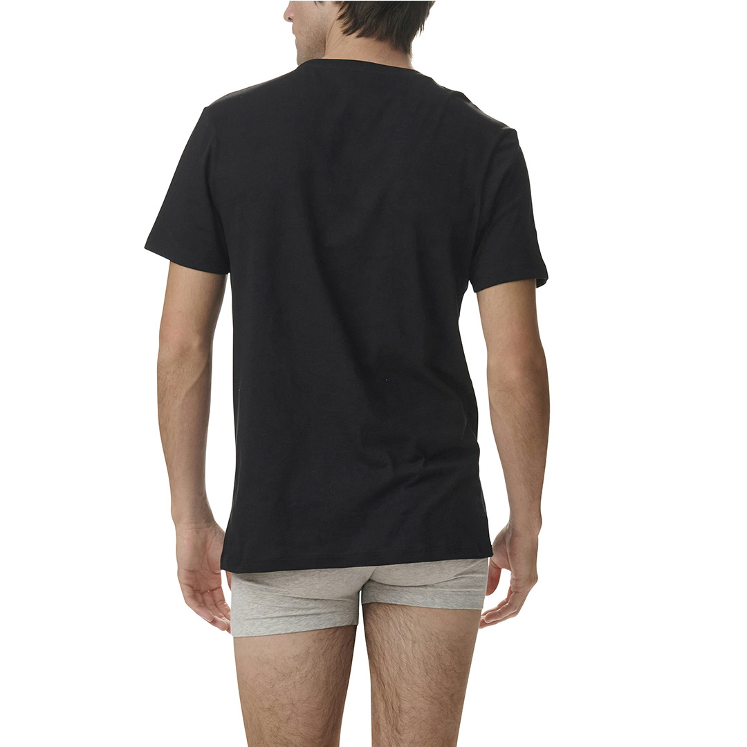 adidas ACTIVE CORE COTTON SHIRTS CREW NECK T-SHIRT 3PK 4AM011-000 Μαύρο