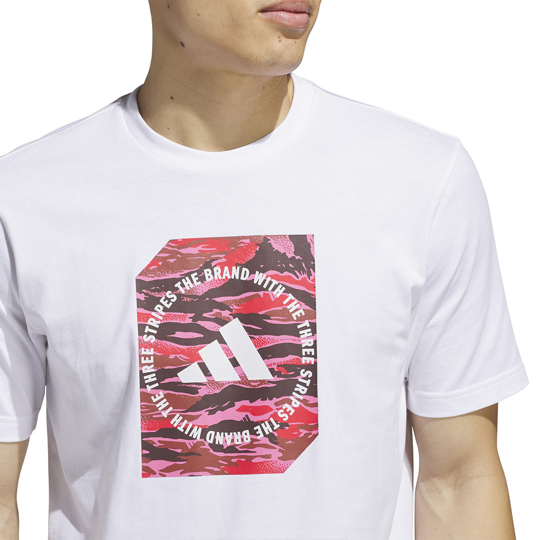 adidas sportswear M C CAMO BOX T JI6763 Λευκό