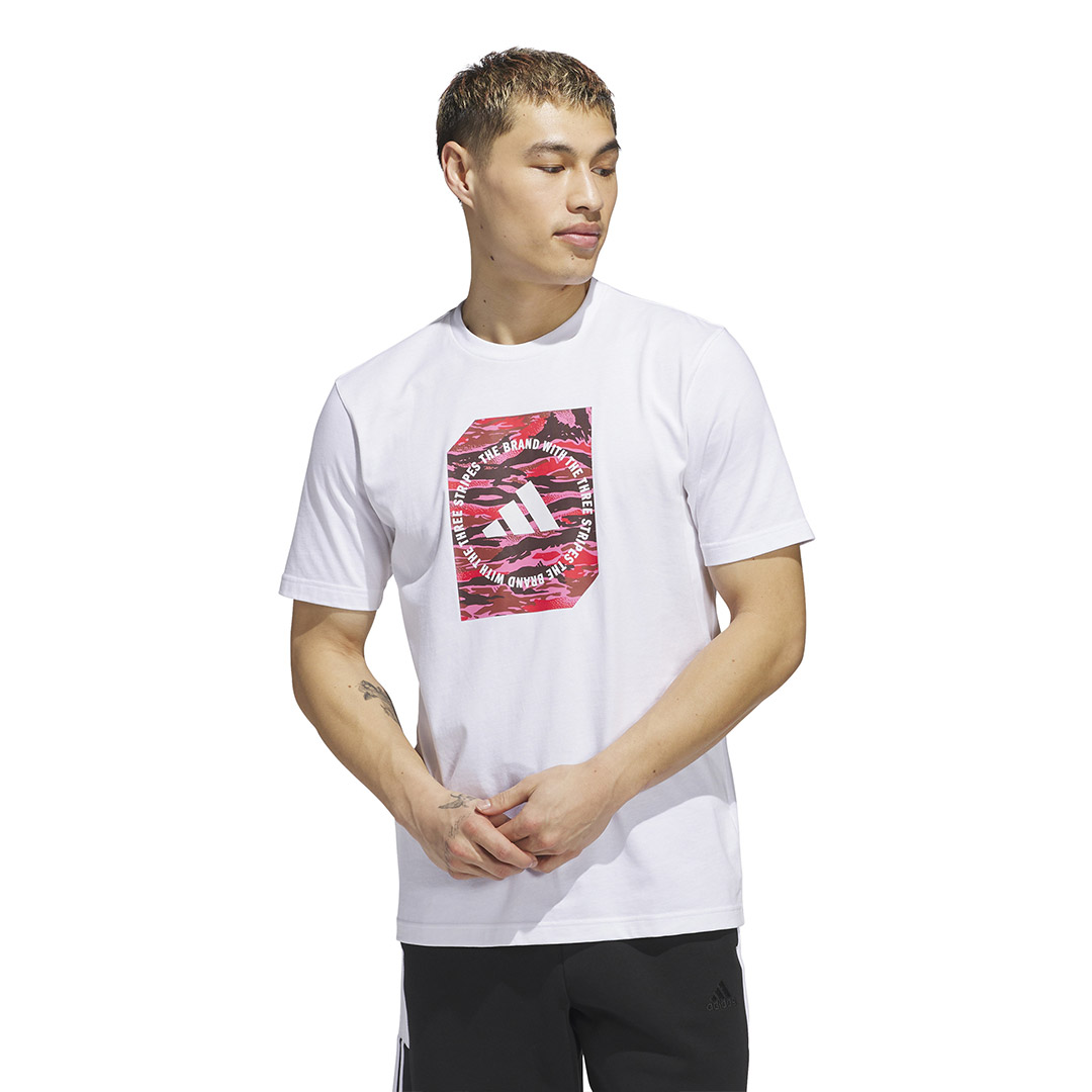 adidas sportswear M C CAMO BOX T JI6763 Λευκό