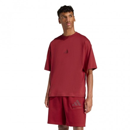 adidas sportswear M FI 3BAR TEE KD5183 Μπορντό