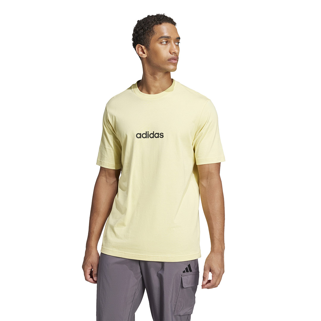 adidas sportswear M LIN SJ T JE9003 Κίτρινο
