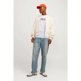 JACK & JONES JJECALEB VARSITY TEE SS 12257579-4552089 WHITE Λευκό Εικόνα 4