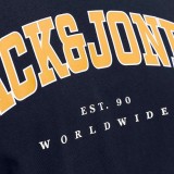 JACK & JONES JJECALEB VARSITY TEE SS 12257579-4517370 NAVY BLAZER Μπλε Εικόνα 1