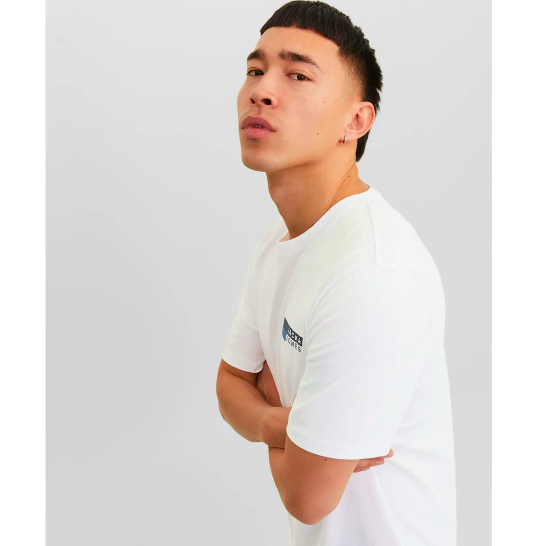JACK & JONES JJECORP LOGO TEE PLAY SS 12233999-4340458 Λευκό