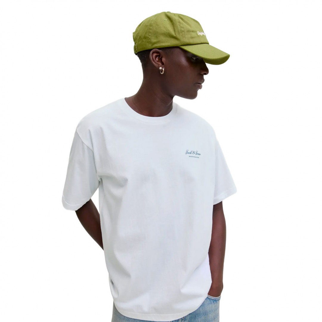JACK & JONES  JJEARCHIVE GRAPHIC TEE SS O NECK NOOS 12287990-4901889 White