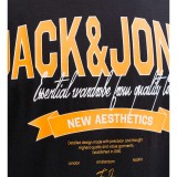 JACK & JONES  JJELOGO TEE SS ONECK 2 COL 12288016-4902159 Black Image 1