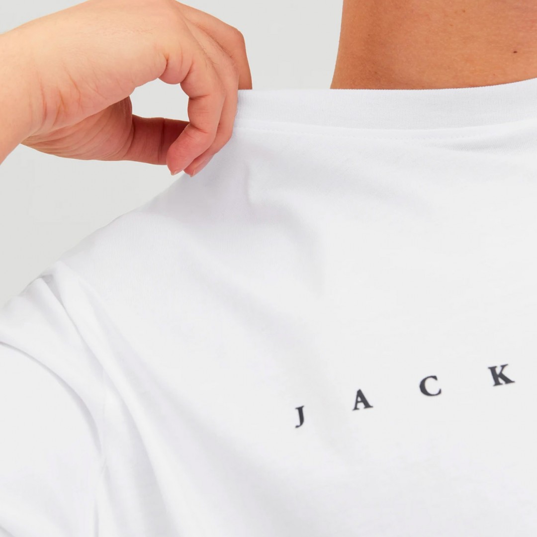 JACK & JONES JJESTAR JJ TEE SS NOOS 12234746-4215911 White