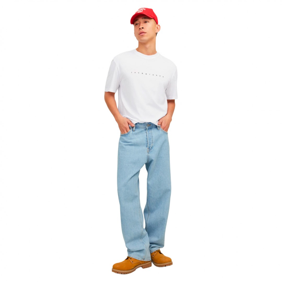 JACK & JONES JJESTAR JJ TEE SS NOOS 12234746-4215911 White
