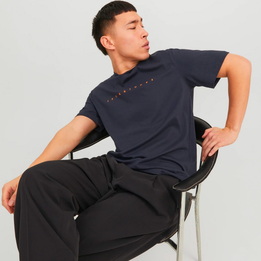 JACK & JONES JJESTAR JJ TEE SS NOOS 12234746-4238360 Blue