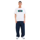 JACK & JONES JJHAYATO TEE SS CREW NECK BTS LN 12278508-4777665 Λευκό Εικόνα 2