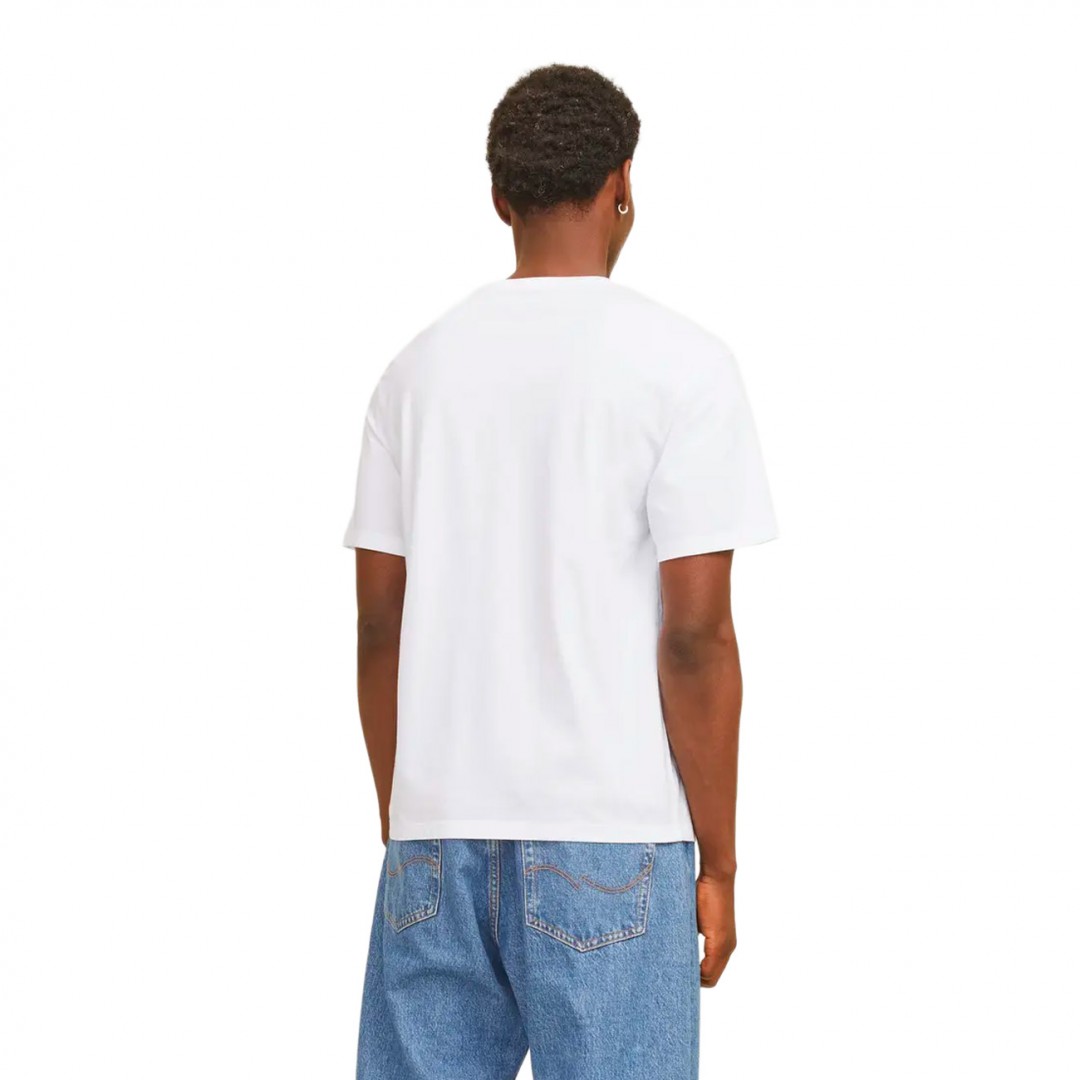 JACK & JONES JJCORP GRAPHIC TEE 12268415-4643116 Λευκό
