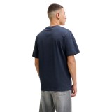 JACK & JONES JCOFUSION DOTS PRINT TEE SS CREW SN 12289863-4914712 OUTER SPACE Μπλε Εικόνα 0
