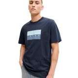 JACK & JONES JCOFUSION DOTS PRINT TEE SS CREW SN 12289863-4914712 OUTER SPACE Μπλε Εικόνα 1