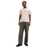 JACK & JONES JJDEVIN DAYTONA PRINT TEE SS CREW LN 12290173-4918931 MOONBEAM Ecru Image 2