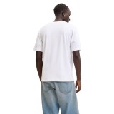 JACK & JONES JJDEVIN DAYTONA PRINT TEE SS CREW LN 12290173-4918928 BRIGHT WHITE White Image 0