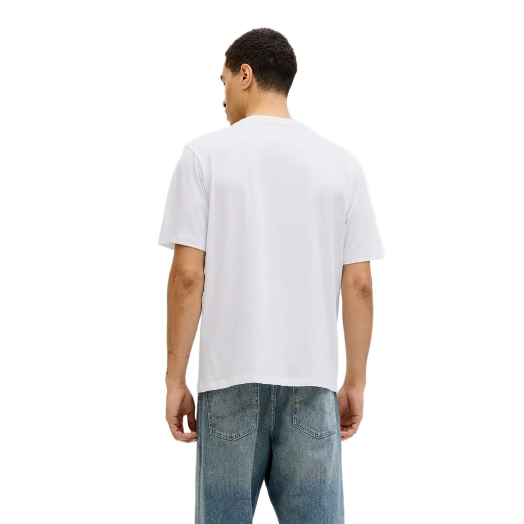 JACK & JONES JJHONOLULU SHAPE TEE SS CREW NECK LN 12288088-4894806 BRIGHT WHITE White