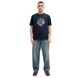 JACK & JONES JJHONOLULU SHAPE TEE SS CREW NECK LN 12288088-4889176 NAVY BLAZER Blue Image 2