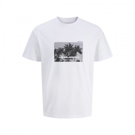 JACK & JONES JCOVERSION TEE SS CREW NECK 12286117-4872027 Λευκό