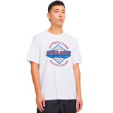 JACK & JONES JJELOGO TEE SS O-NECK 2 COL SS25 SN 12268267-4686916 Λευκό Εικόνα 