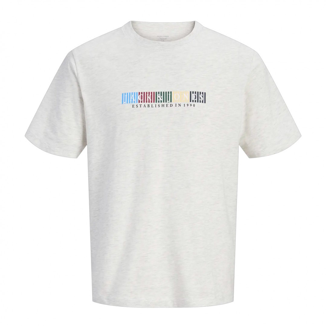 JACK & JONES JORNANTUCKET BRANDING TEE SS 12297899-5016686 Γκρί