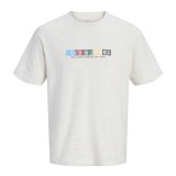 JACK & JONES JORNANTUCKET BRANDING TEE SS 12297899-5016686 Γκρί Εικόνα 