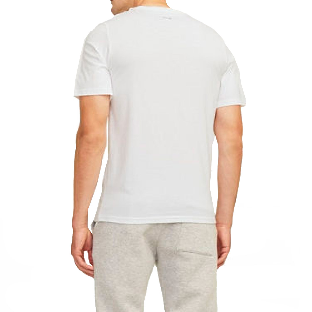 JJ REBEL LOGO TEE SS CREW NECK 12263850-4587189 White