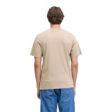 JJ REBEL LOGO TEE SS CREW NECK 12263850-4781287 Beige Image 0