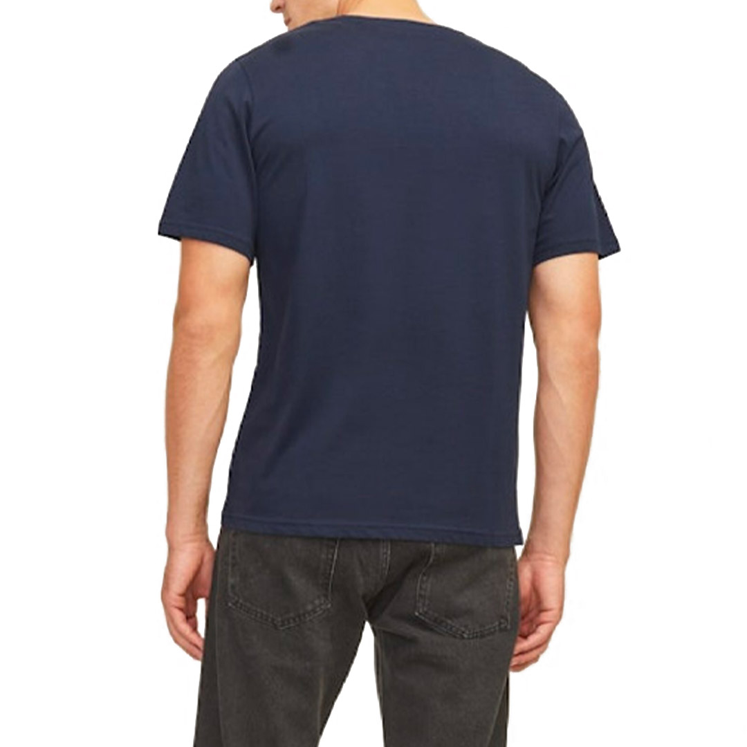 JJ REBEL LOGO TEE SS CREW NECK 12263850-4692162 Μπλε