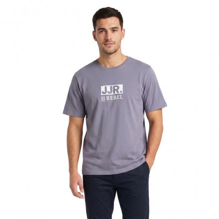 JJ REBEL JREBVALDE SS TEE 12290620-4927197 Γκρί