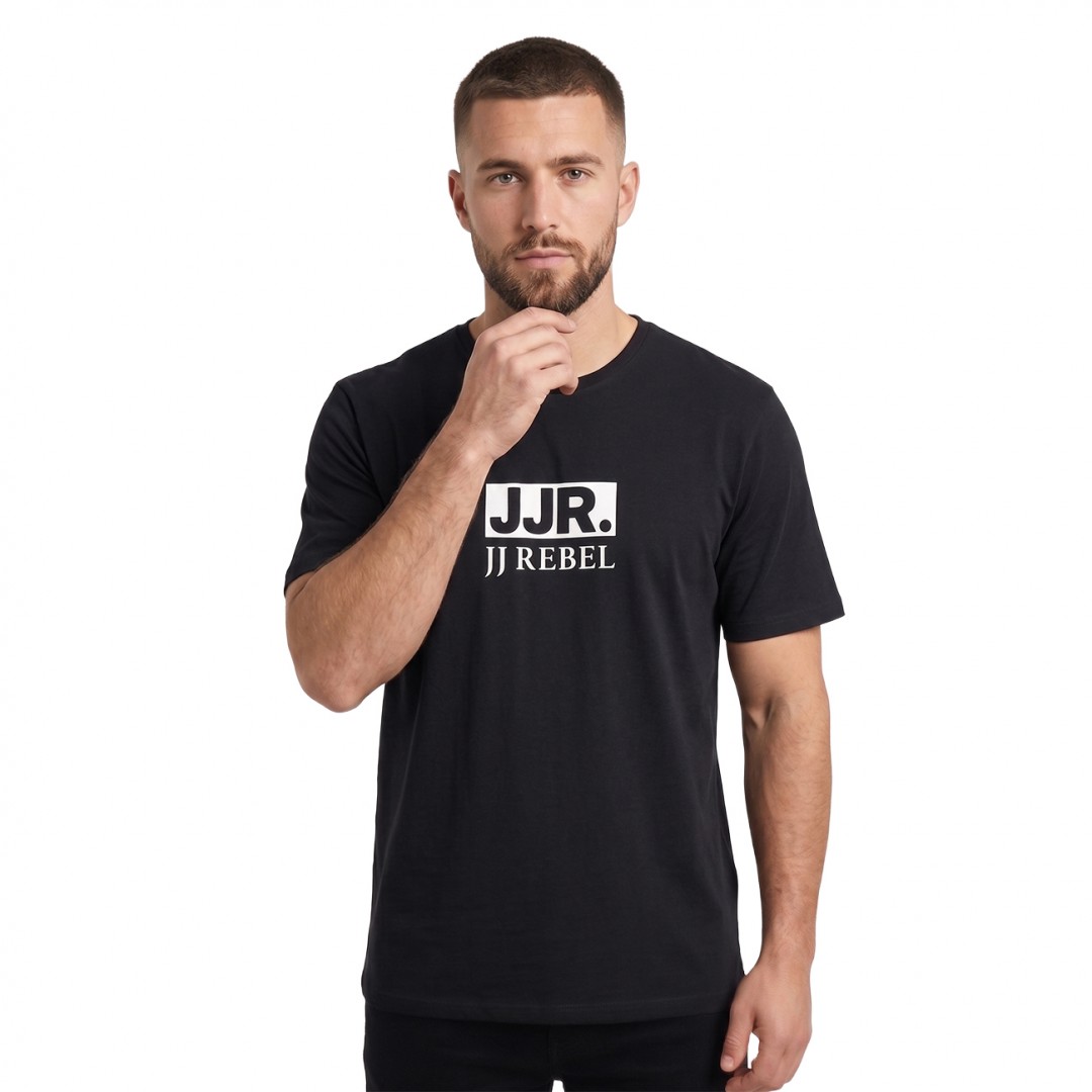 JJ REBEL JREBVALDE SS TEE 12290620-4927194 Μαύρο