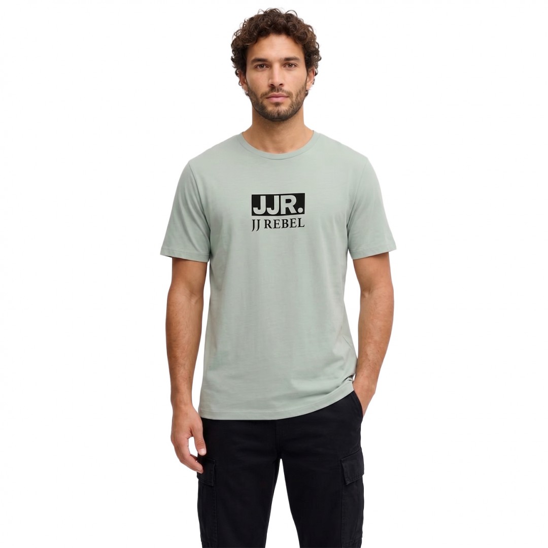 JJ REBEL JREBVALDE SS TEE 12290620-4927196 Τιρκουάζ