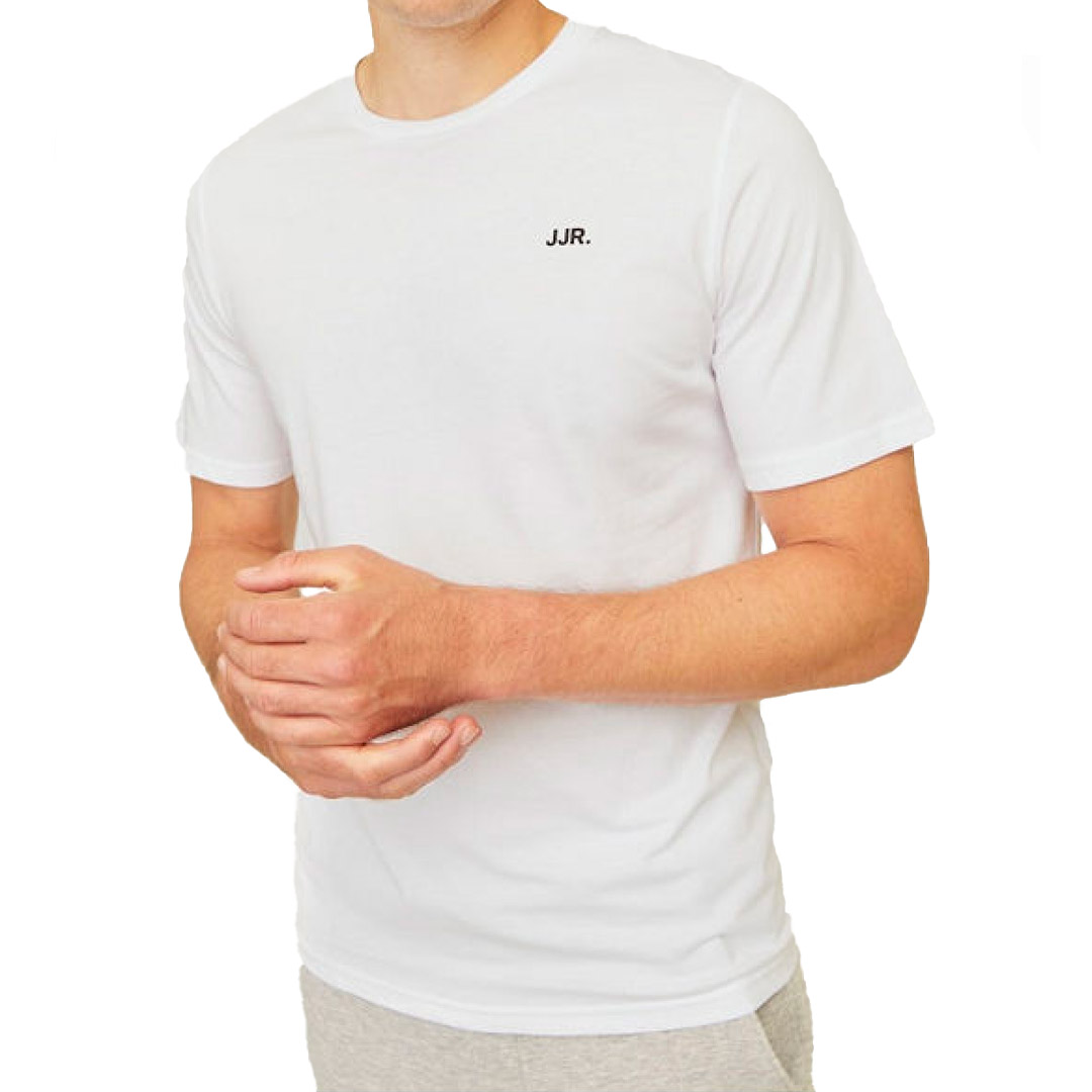 JJ REBEL LOGO TEE SS CREW NECK 12263850-4587189 White