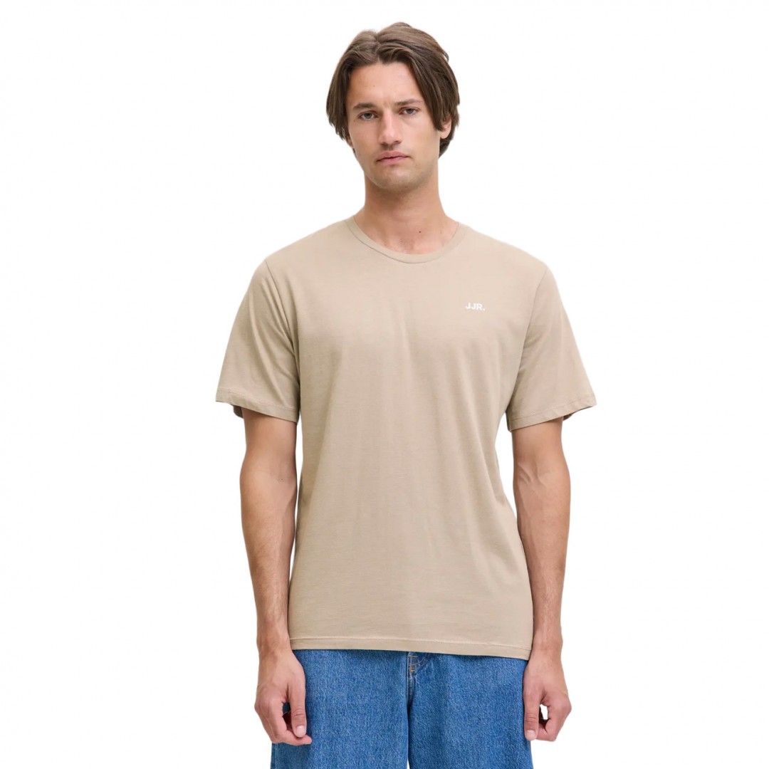 JJ REBEL LOGO TEE SS CREW NECK 12263850-4781287 Beige