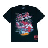 MITCHELL & NESS PARADISO OVERSIZED TEE SS16687-CBUBLCK-BLACK Black Image 