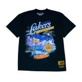 MITCHELL & NESS PARADISO OVERSIZED TEE SS16687-LALBLCK-BLACK Black Image 