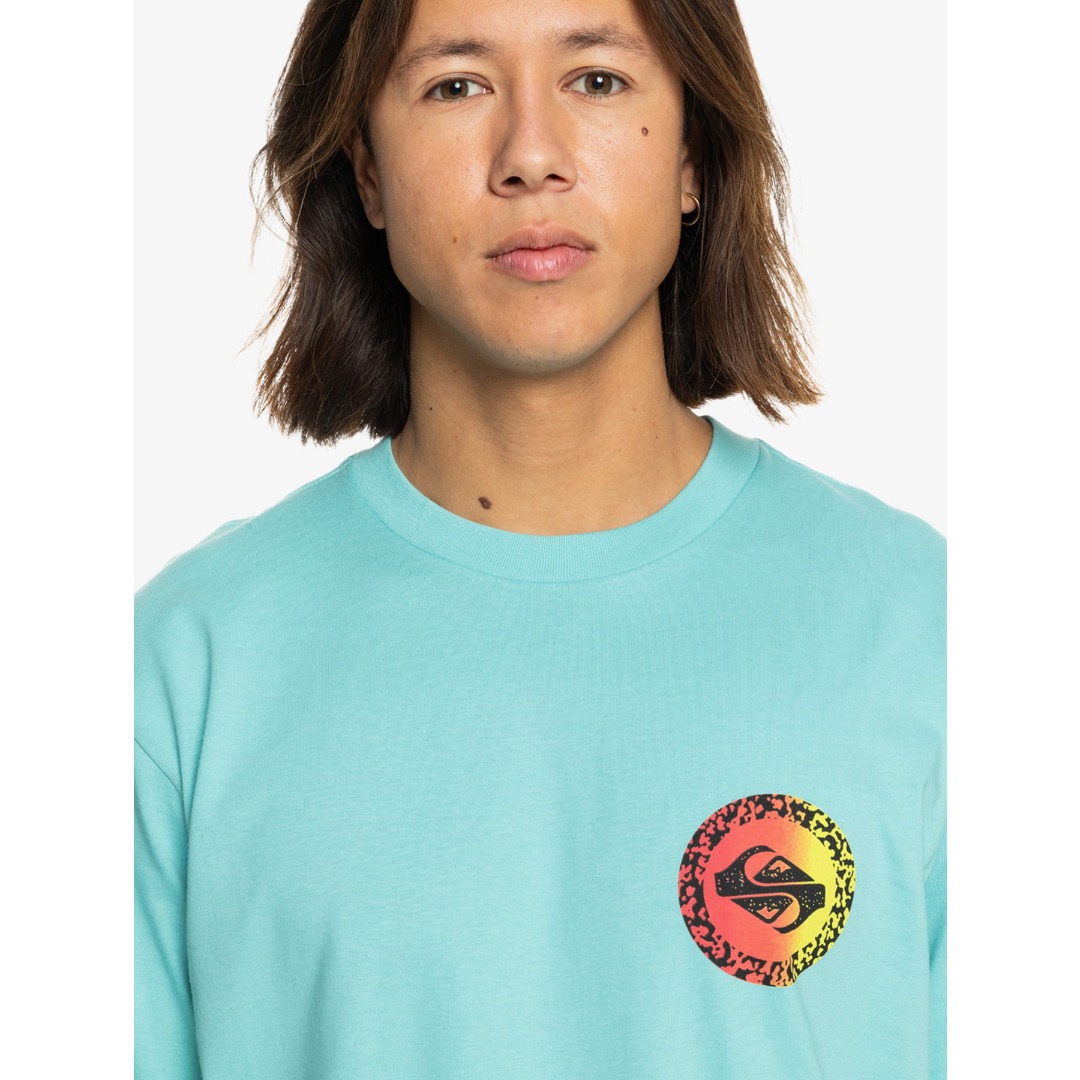 QUIKSILVER LONG FADE SS EQYZT07670-BHA0 Τιρκουάζ