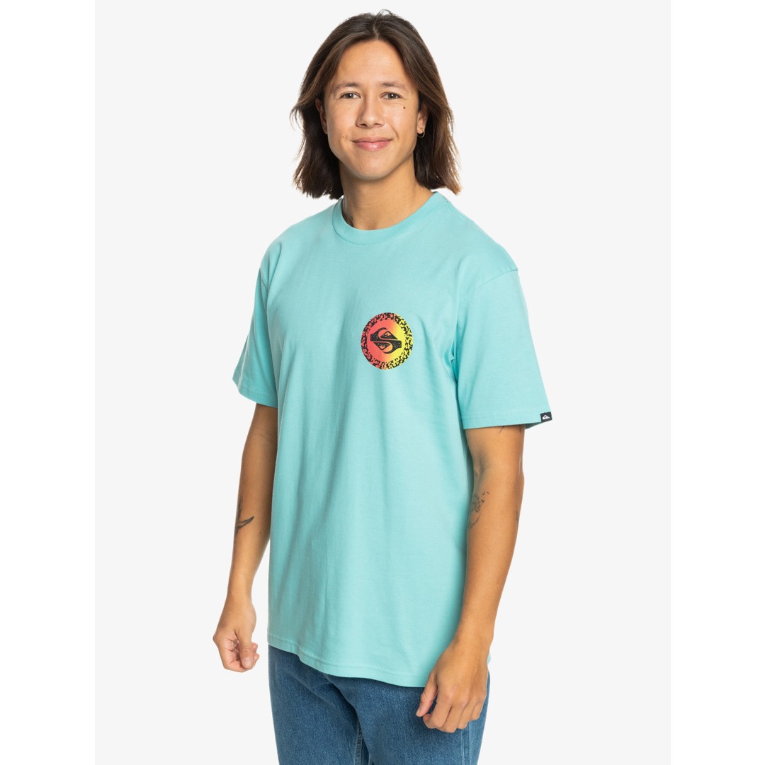 QUIKSILVER LONG FADE SS EQYZT07670-BHA0 Τιρκουάζ