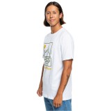 QUIKSILVER QS OUTLINE MOUNTAINS SS EQYZT07897-WBB0 Λευκό Εικόνα 2