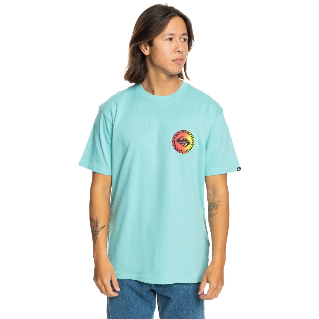 QUIKSILVER LONG FADE SS EQYZT07670-BHA0 Τιρκουάζ