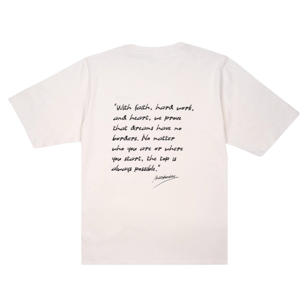 ANTETOKOUNBROS AB STORY T-SHIRT REG.F APCD352U49-101 Ecru
