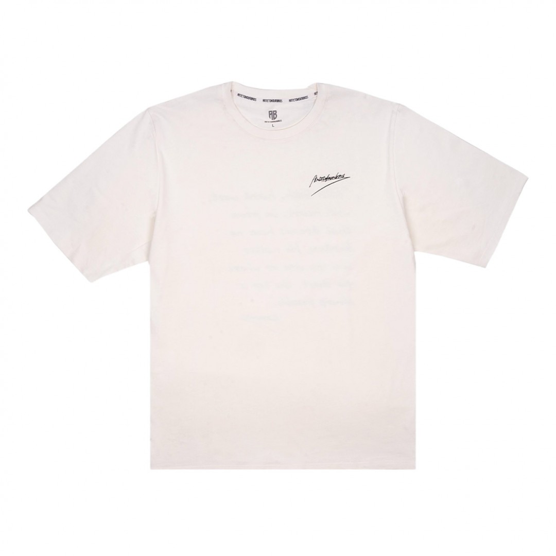 ANTETOKOUNBROS AB STORY T-SHIRT REG.F APCD352U49-101 Ecru