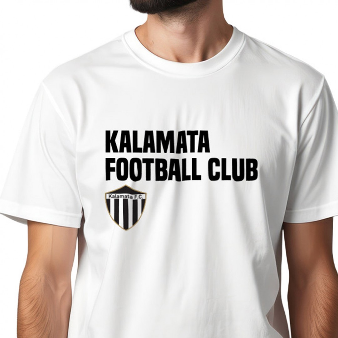 KALAMATA FC 125KMSS-3004-091 Λευκό