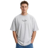 NICK GALIS 126NGMSS-4017-LIGHT GREY MELANGE Γκρί Εικόνα 