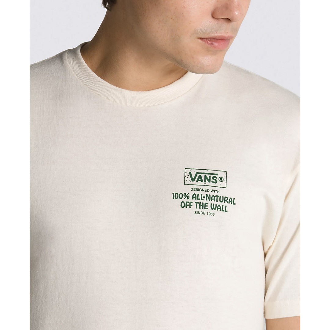 VANS ALL NATURAL MIND SS TEE VN00003W3KS-3KS Ecru